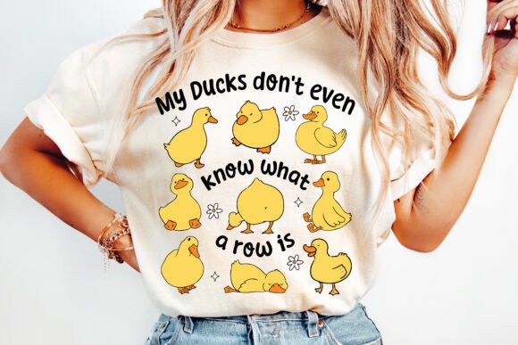 My ducks don't even know what a row is