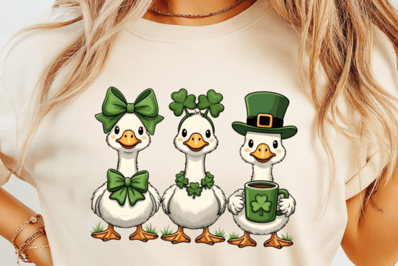 Silly Goose St Patrick’s Day DTF Transfer