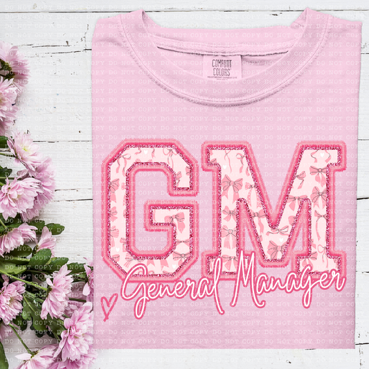 Pink Coquette General Manager