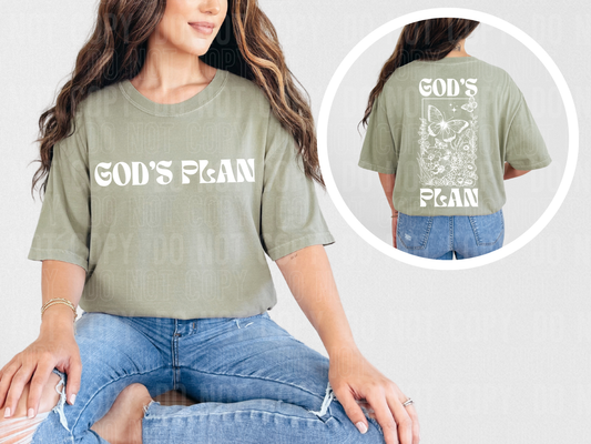 Gods Plan -white (front)