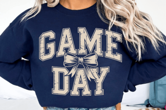 Game Day Bow DTF Transfer