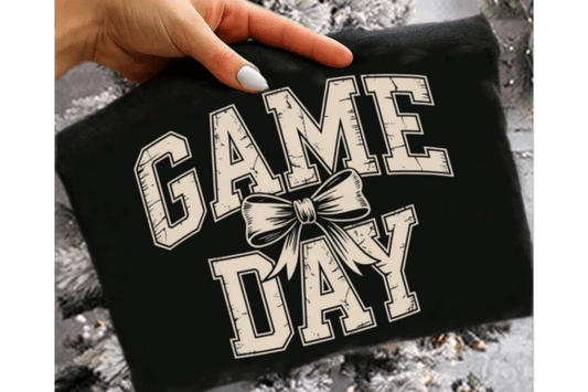 Game Day Bow DTF Transfer