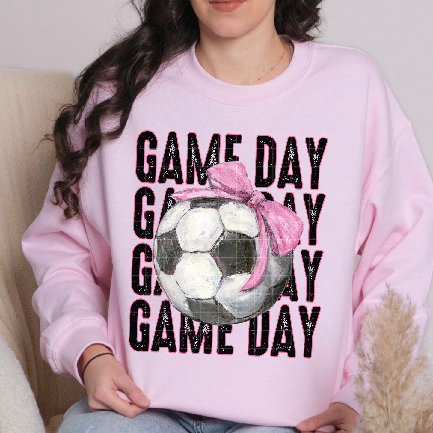 Game Day Soccer Bow – DTF Transfer
