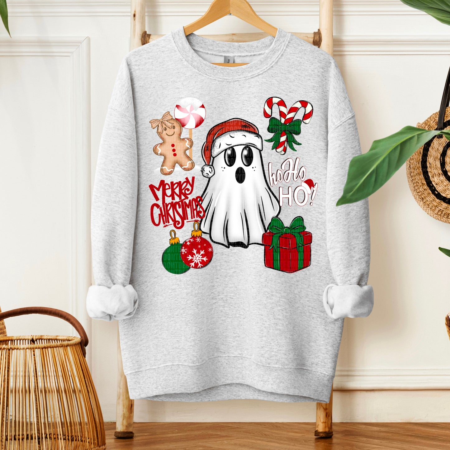 Ghostly Christmas Collage