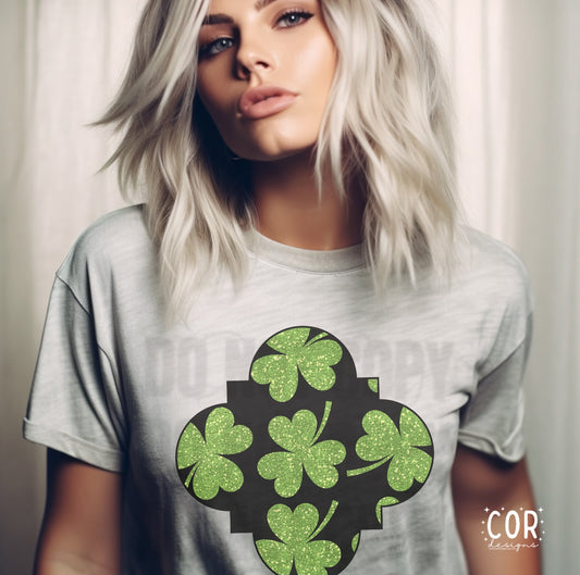 Glitter Shamrocks