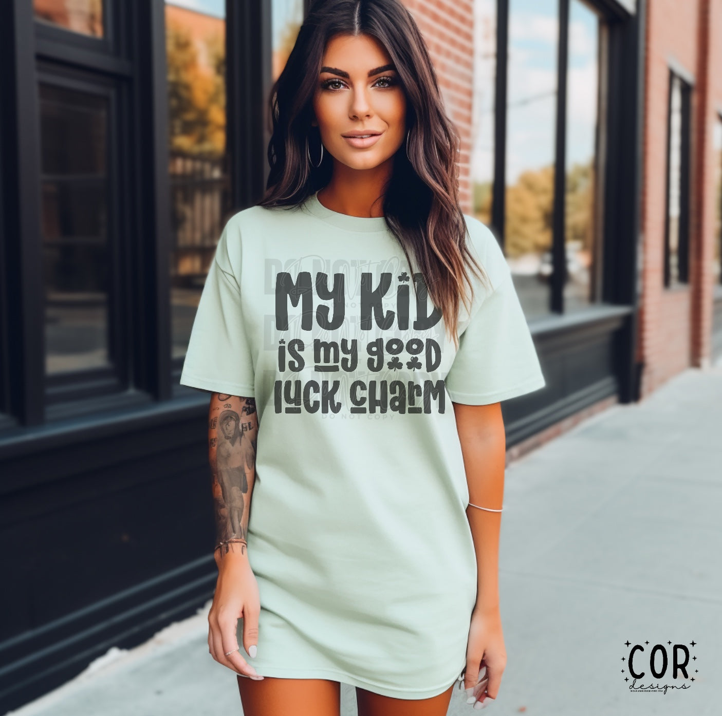 My kid is my good luck charm