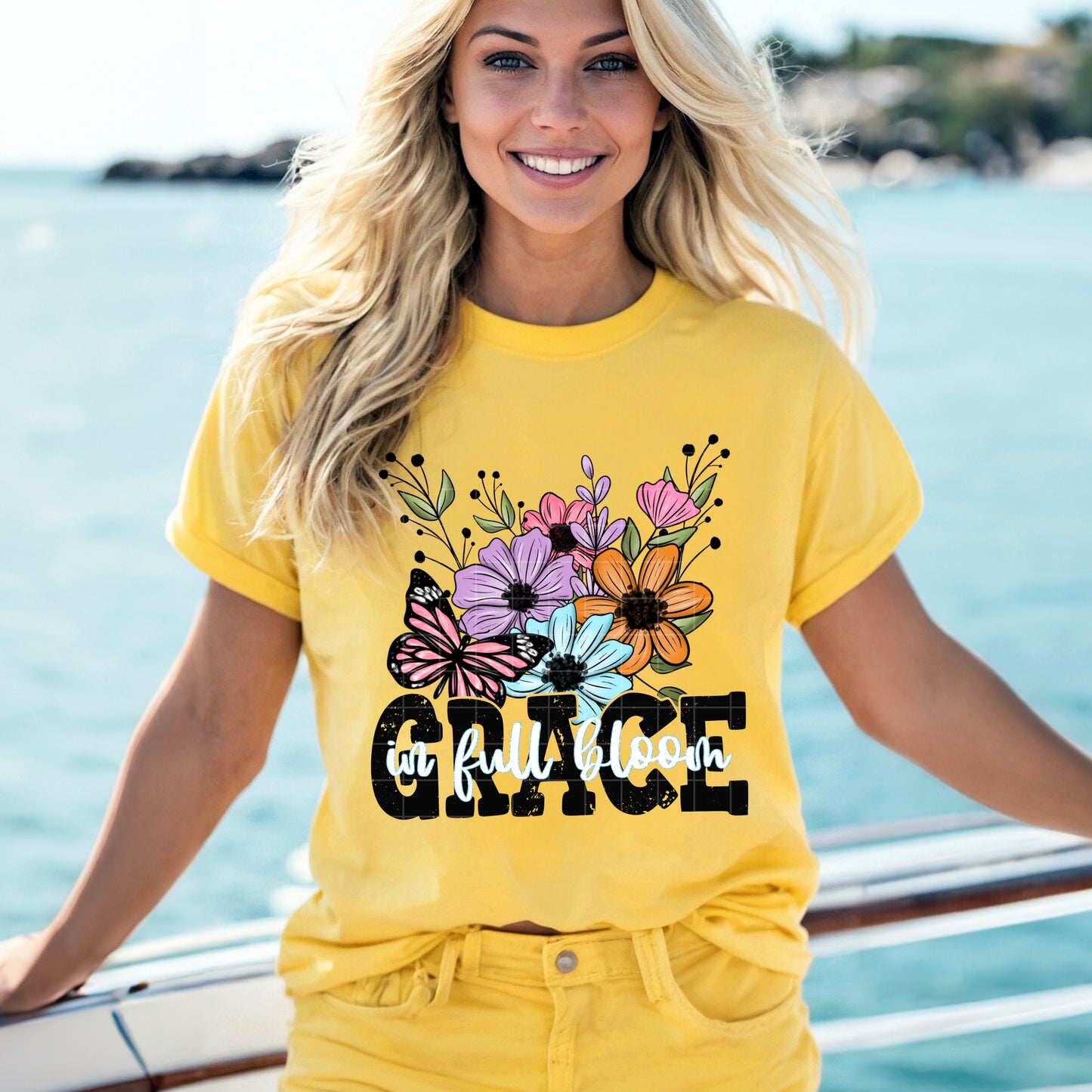 Grace in Full Bloom DTF Transfer