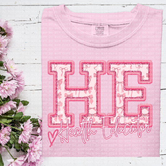 Pink Coquette Health Educator