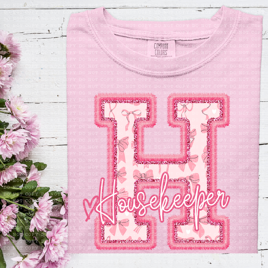 Pink Coquette Housekeeper