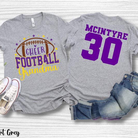 Cheer & Football Grandma W/ Customization