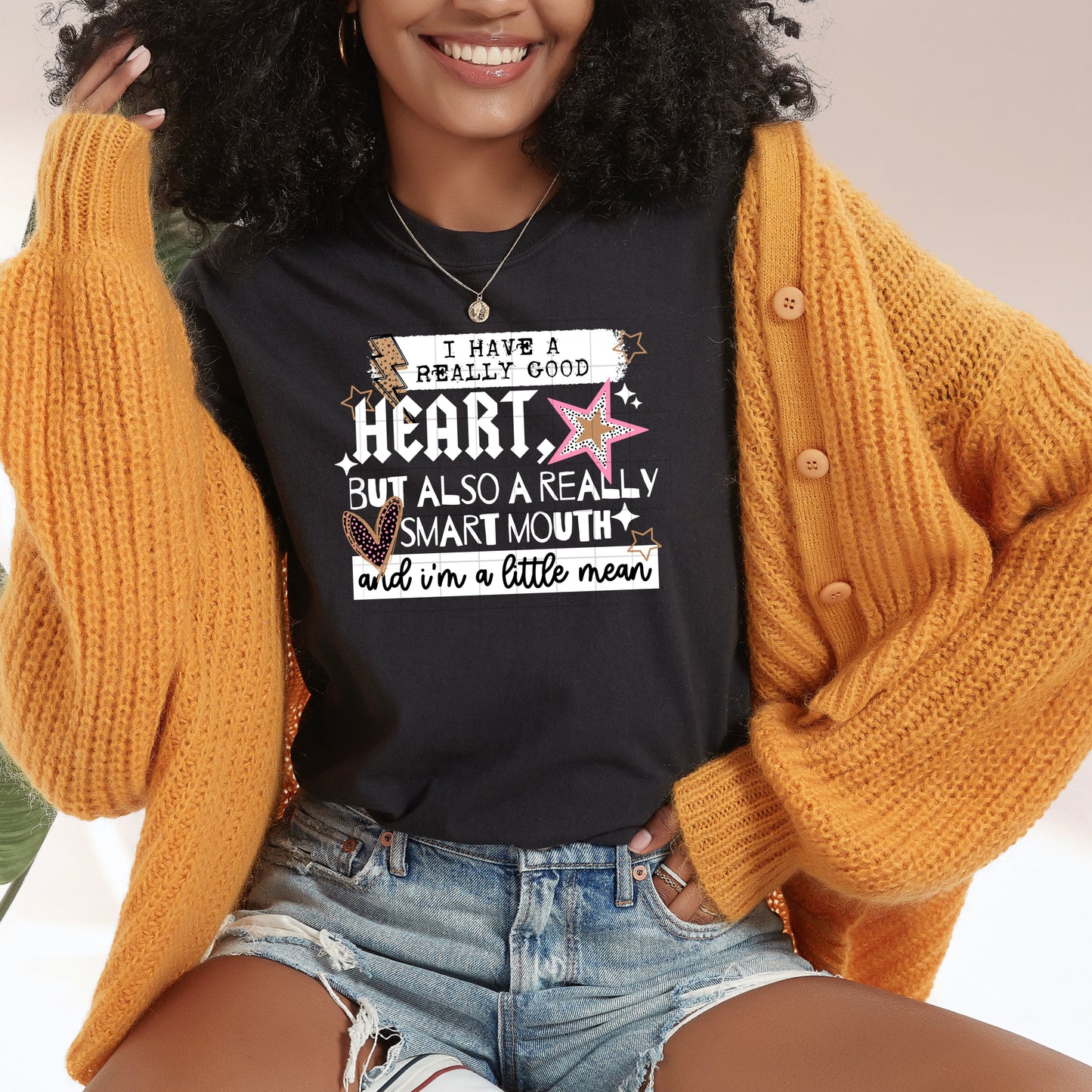 I Have a Really Good Heart DTF Transfer (white)