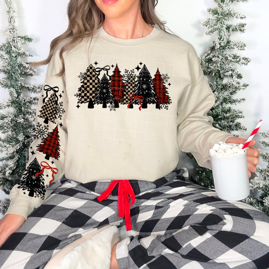 Checkered/Plaid Christmas Trees (front)
