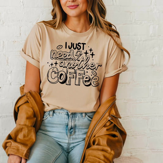 I just need another coffee (black)