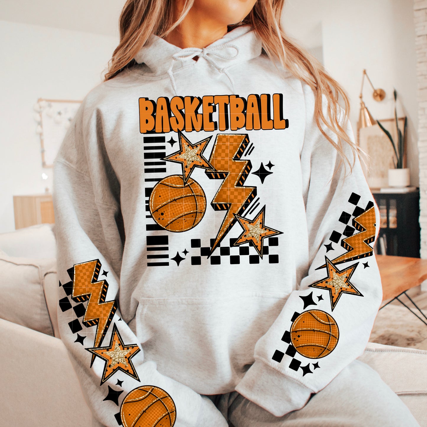 Basketball Retro Graphic DTF Transfer