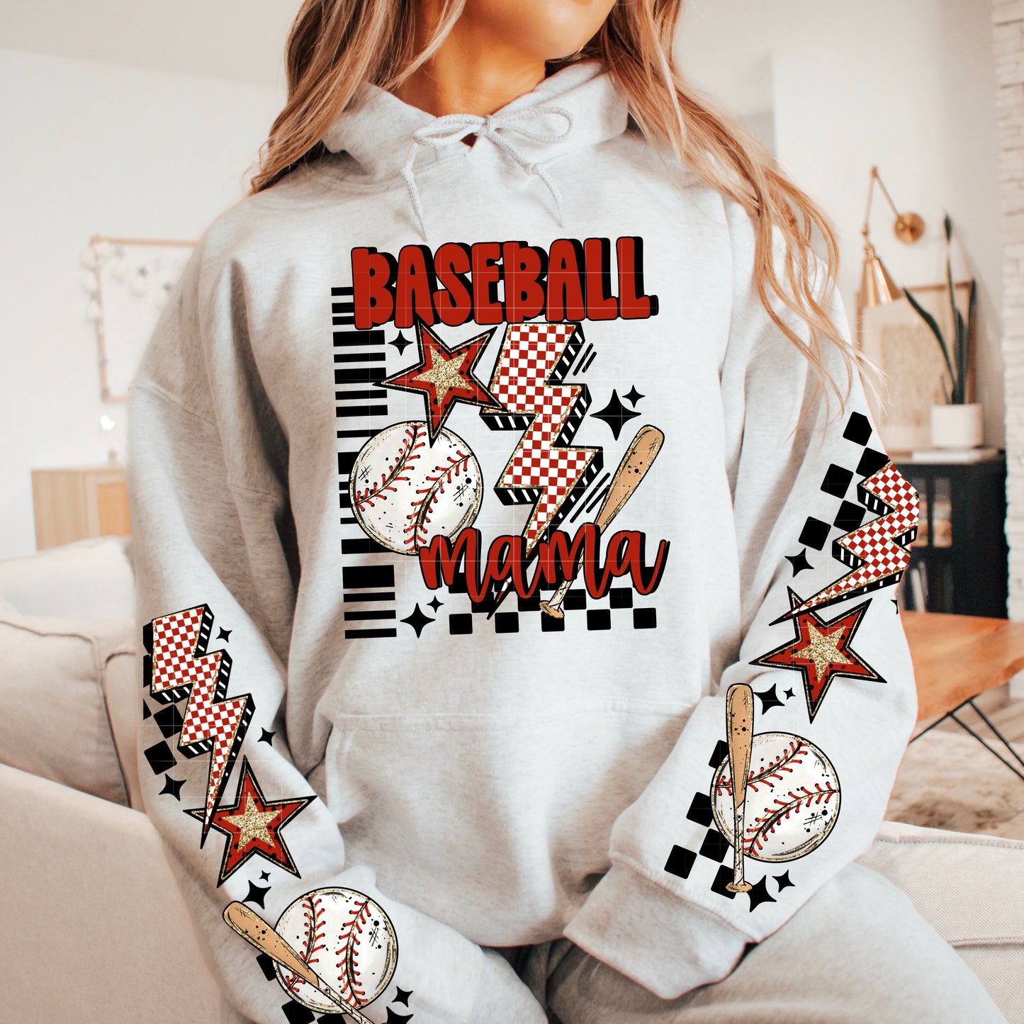 Baseball Mama DTF Transfer