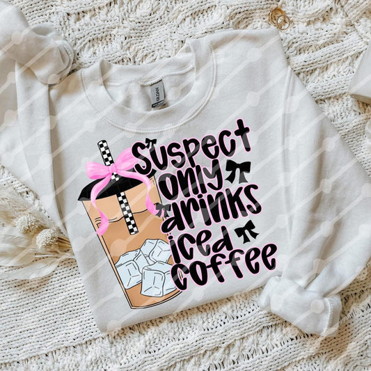 Suspect only drinks iced coffee