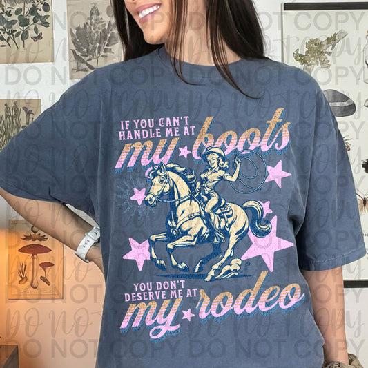 My Boots My Rodeo DTF Transfer