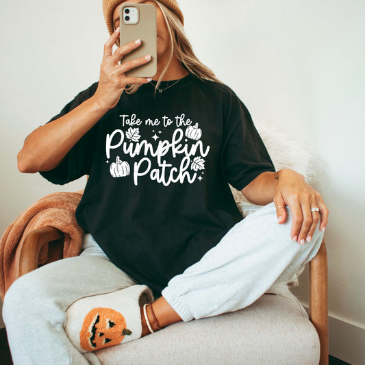 Take me to the pumpkin patch (white)