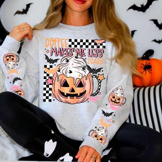 Coffee makes me less scary (Front)