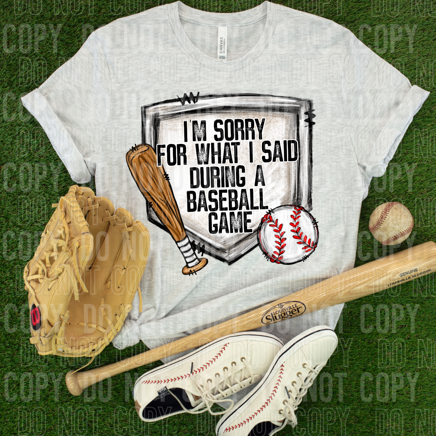 I'm sorry for what I said during a baseball game