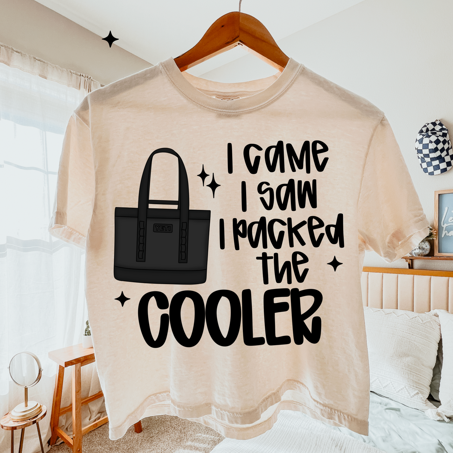 I came I saw I packed the cooler (black)