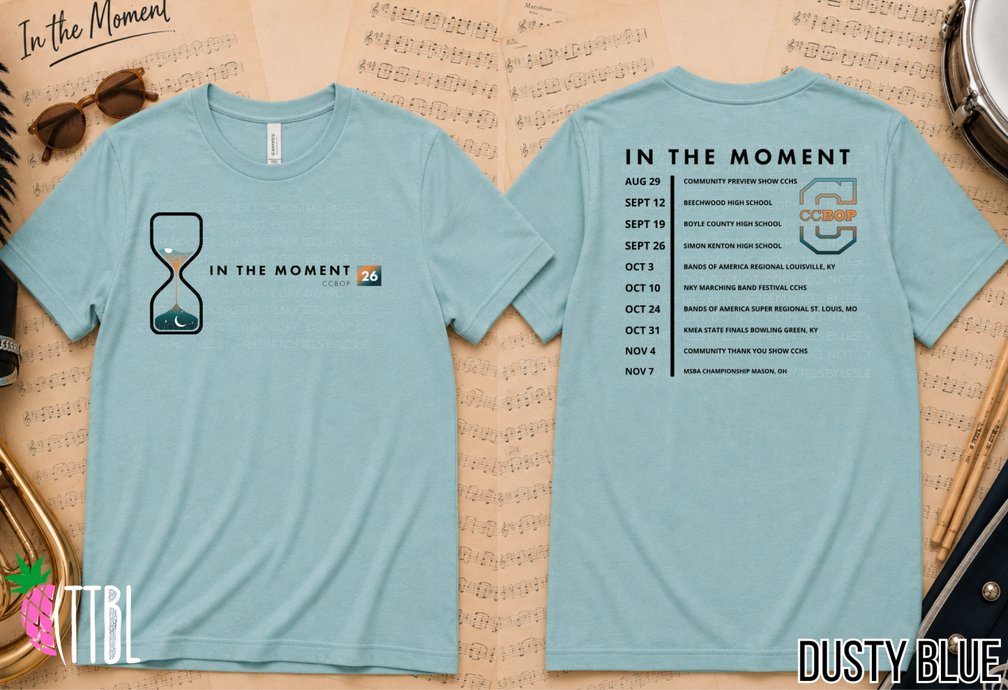 CCBOP In The Moment Show Shirt w/ Show Dates