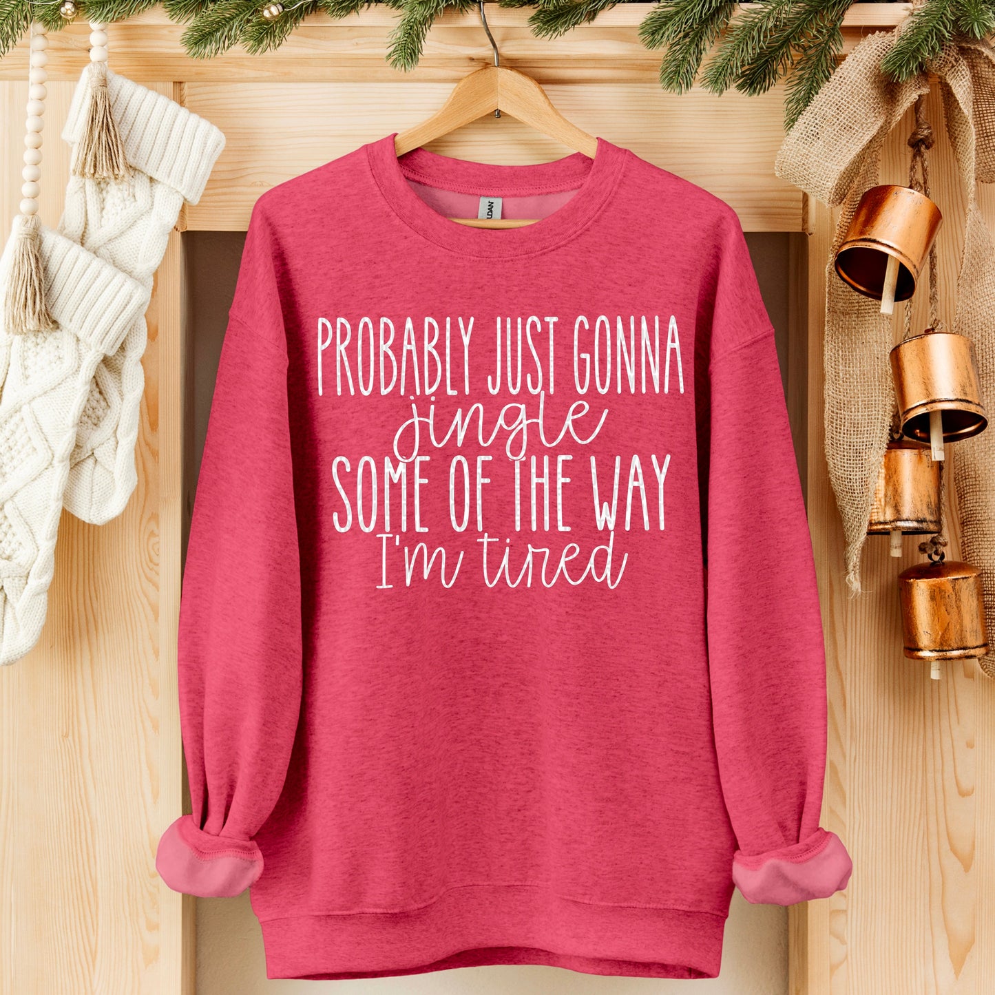Probably just gonna jingle some of the way I'm tired (white)