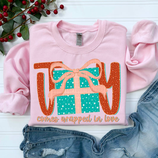 Joy comes wrapped in love