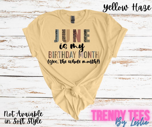 June Is My Birthday Month