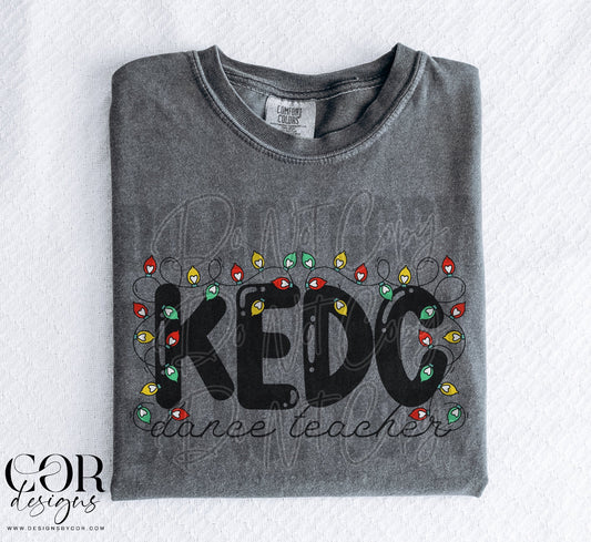 KEDC Dance Teacher (Christmas lights)
