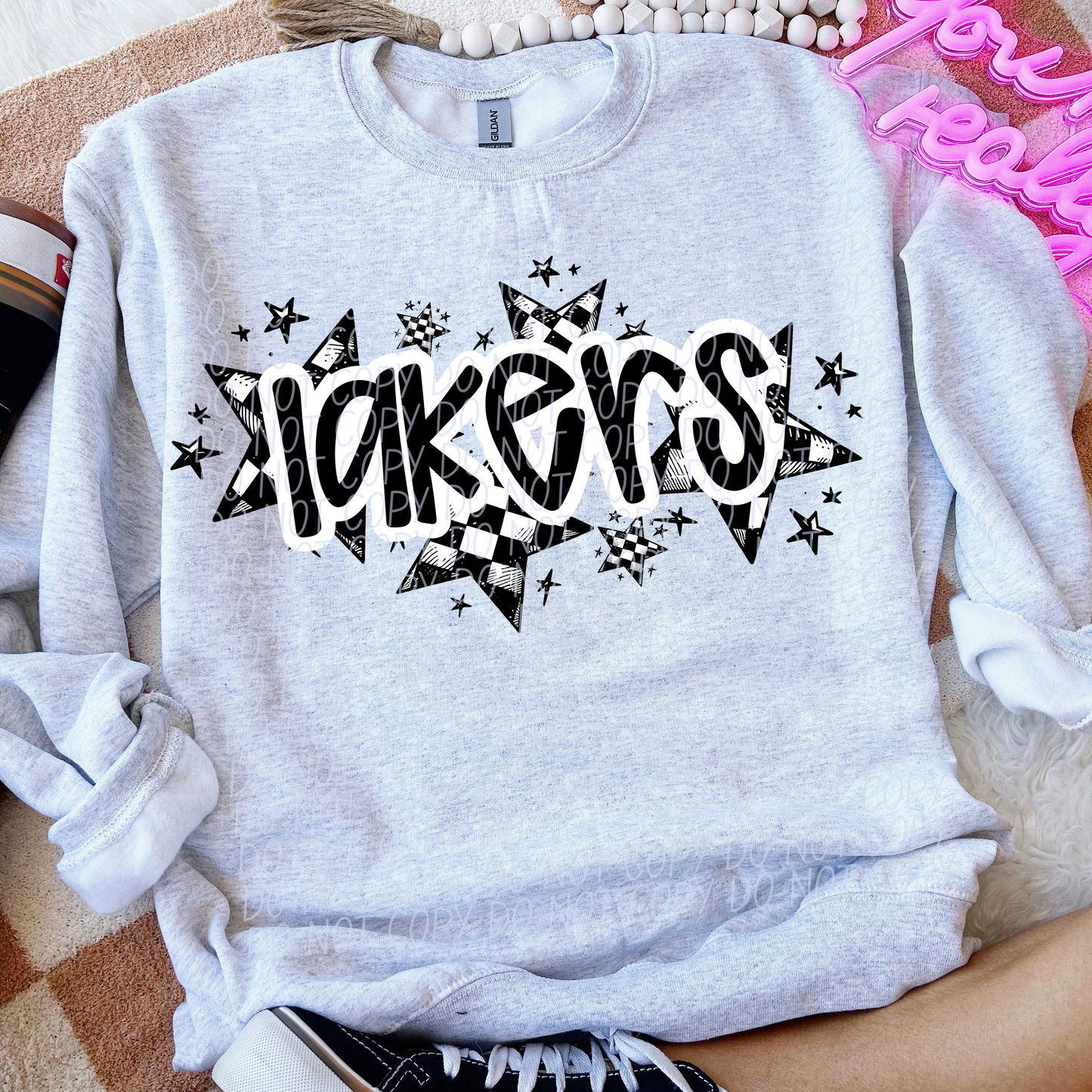 Lakers (checkered stars)