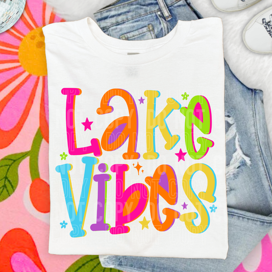 Lake Vibes DTF Transfer