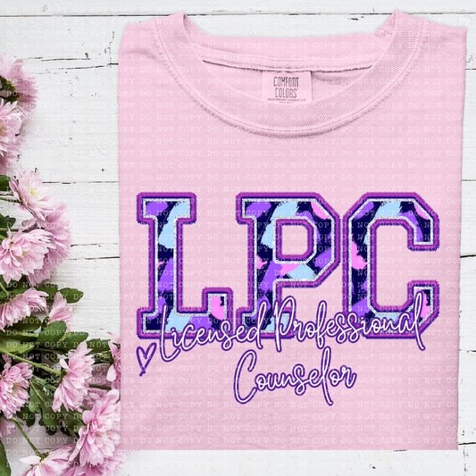 Licensed Professional Counselor (Perfectly Purple)