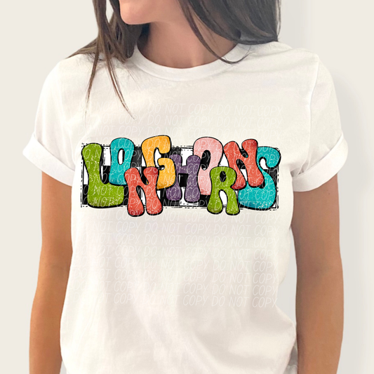 Longhorns (retro rainbow)