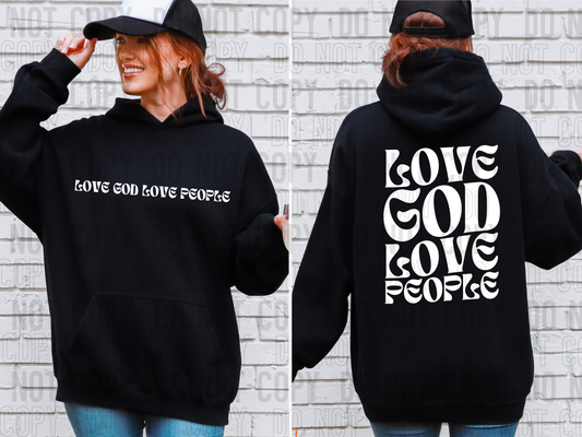 Love god love people -white (front)