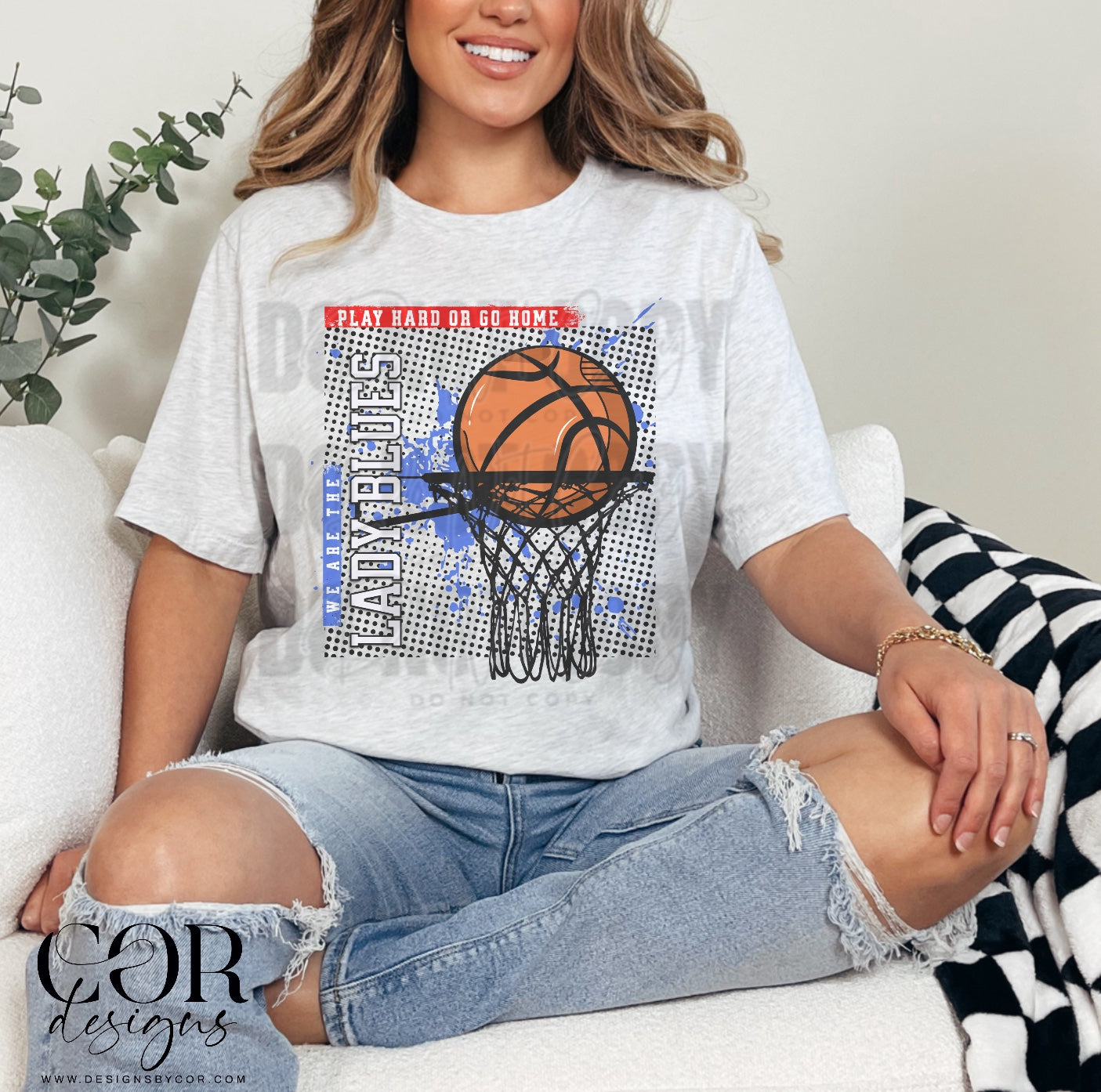 Lady Blue Basketball