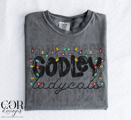 Godley Ladycats (Christmas lights)