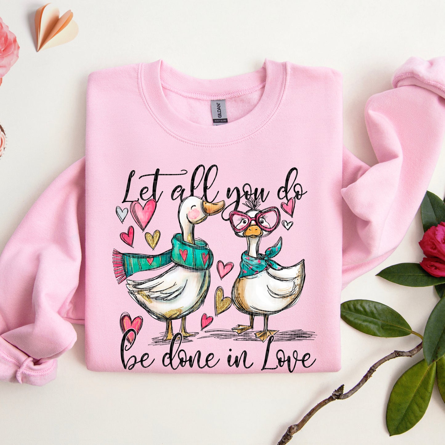 Let All You Do Be Done in Love DTF Transfer