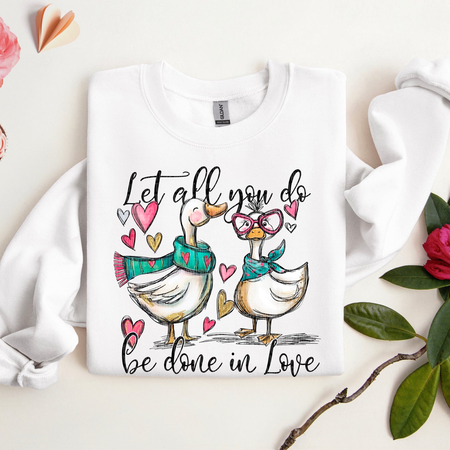 Let All You Do Be Done in Love DTF Transfer