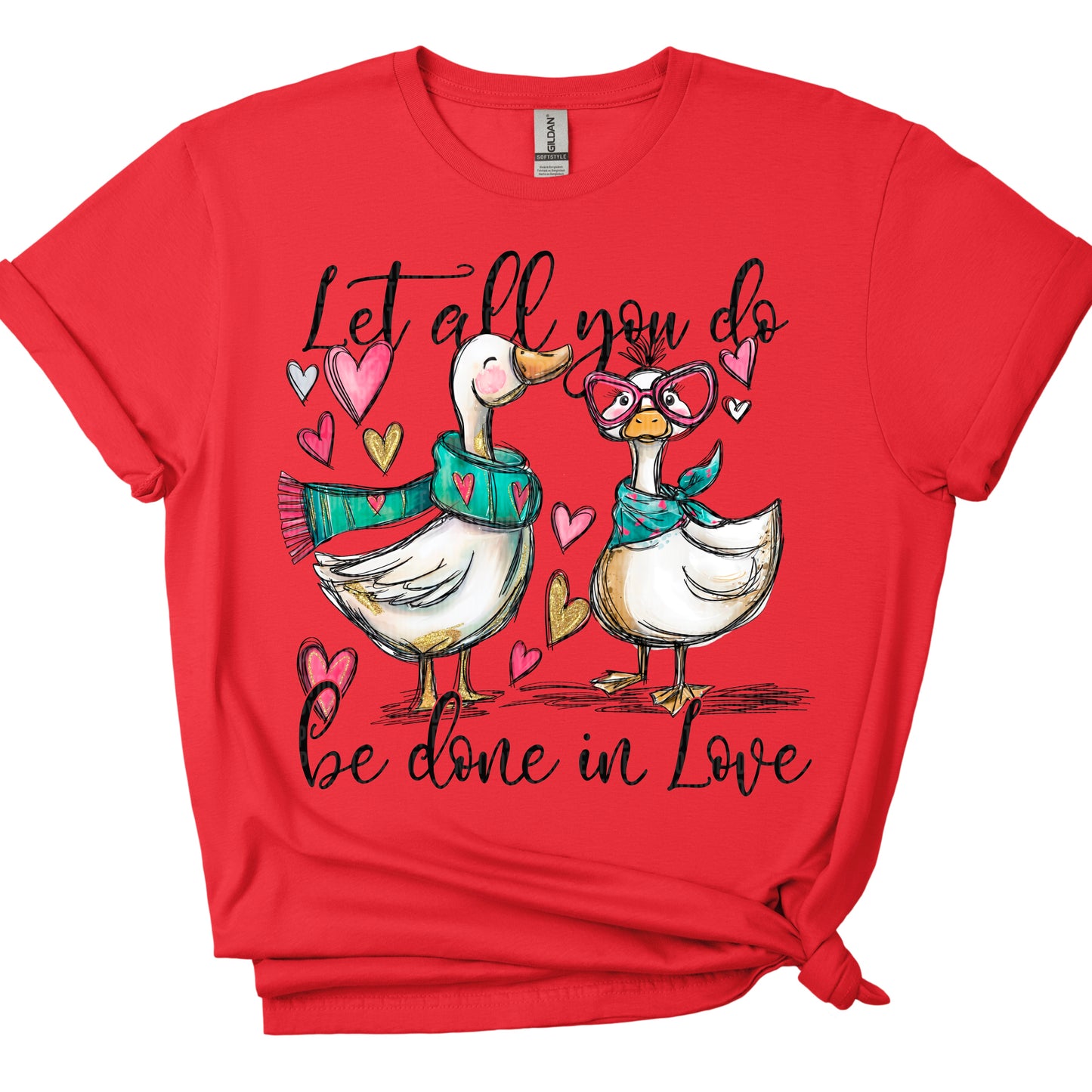 Let All You Do Be Done in Love DTF Transfer