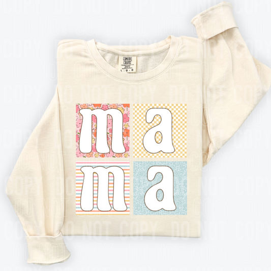 Mama floral patch