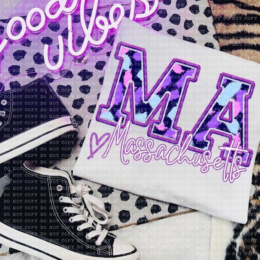 Massachusetts (Perfectly Purple)