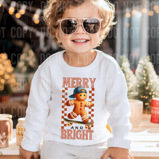 Merry and bright gingerbread