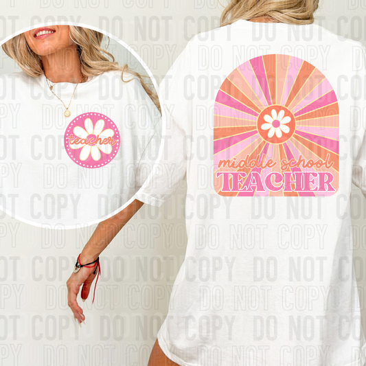 Middle school teacher (back)