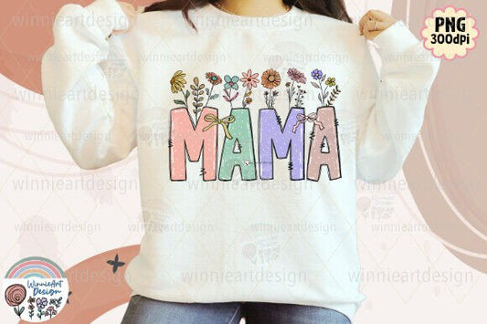 Mama Boho Floral – DTF Transfer