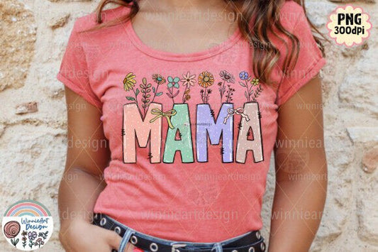 Mama Boho Floral – DTF Transfer