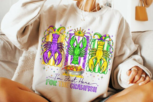 I’m Just Here for the Crawfish DTF Transfer