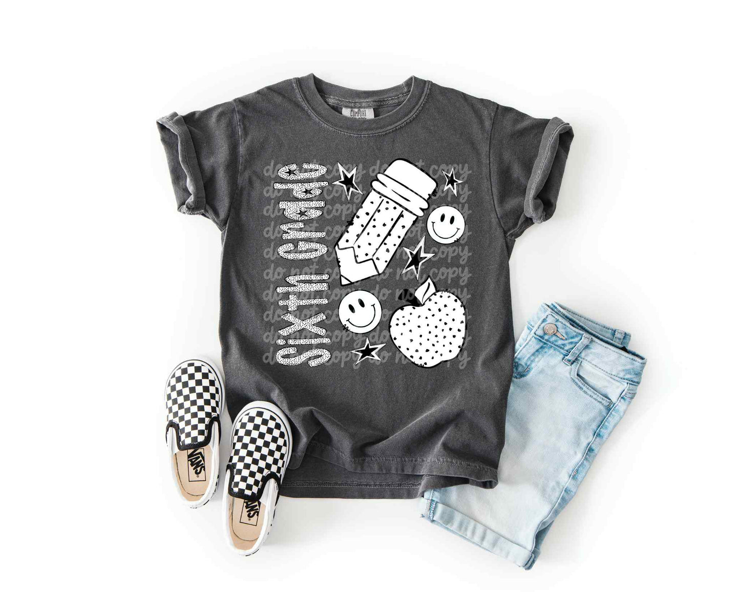 Sixth Grade (bw dots)