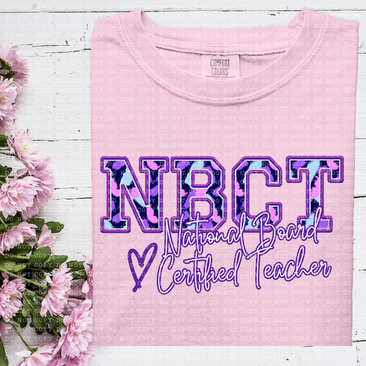 National Board Certified Teacher (Perfectly Purple)