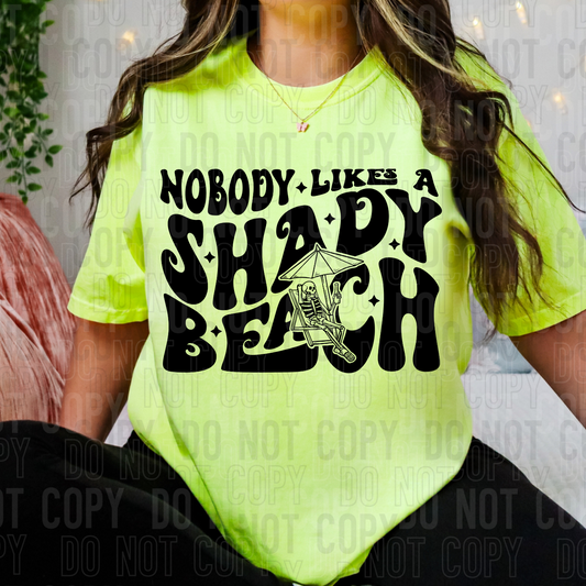 Nobody like a shady beach